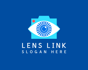 Camera Eye Lens logo design