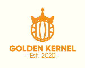 Golden Water Polo Crown logo design