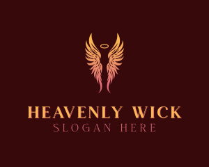 Wings Angel Heaven logo design