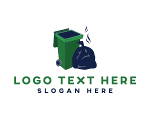 Trash Garbage Bin logo