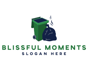 Trash Garbage Bin logo