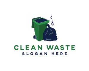 Trash Garbage Bin logo