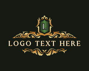 Luxury Decorative Shield logo