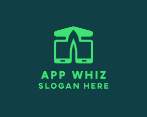 Leaf Clone Mobile App logo design