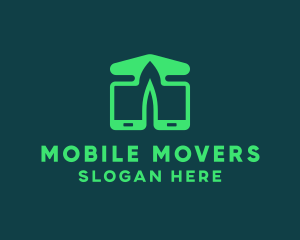 Leaf Clone Mobile App logo design