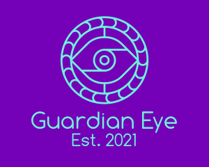 Minimalist Detective Eye  logo design