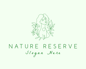 Natural Female Wellness Body logo design