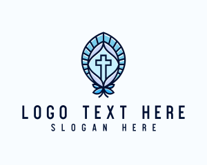 Church Crucifix Altar logo