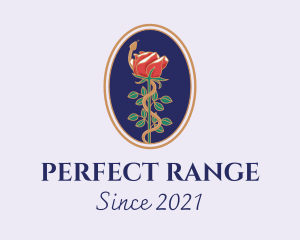 Flower Rose Pendant logo design