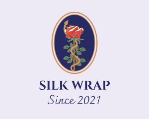 Flower Rose Pendant logo design