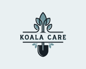 Shovel Gardening Care logo design