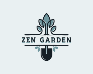 Shovel Gardening Care logo design