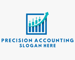 Statistics Finance Accounting logo design