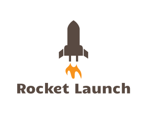 Plug Rocket Launch logo design