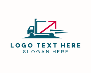 Logistics Arrow Truck logo