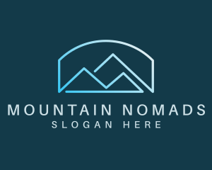 Mountain Peak Adventure logo design