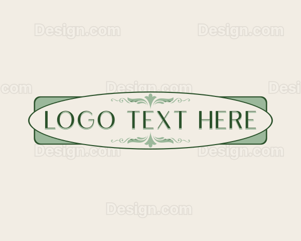 Luxury Ornamental Brand Logo