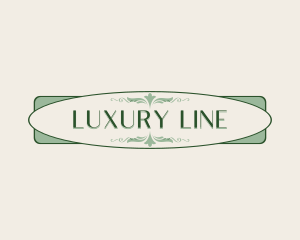 Luxury Ornamental Brand logo design