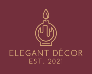 Handmade Candle Decor  logo design