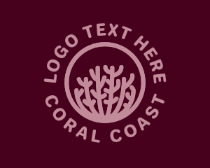 Marina Sea Coral logo design