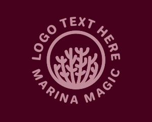 Marina Sea Coral logo design