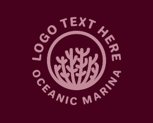 Marina Sea Coral logo design