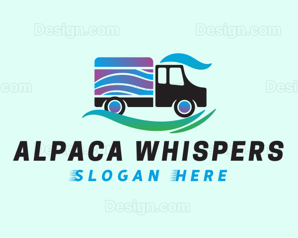 Truck Wave Swoosh Logo