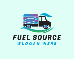 Truck Wave Swoosh logo design