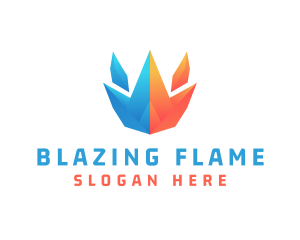 Ice Fire Sustainable Energy logo design