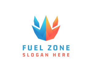 Ice Fire Sustainable Energy logo design