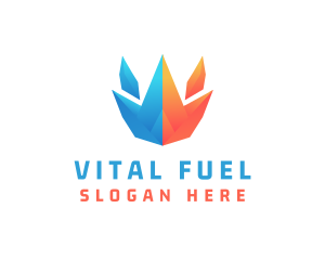 Ice Fire Sustainable Energy logo design