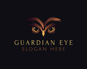 Wildlife Owl Eyes logo design