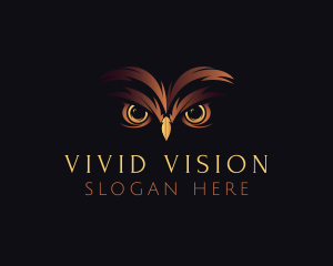 Wildlife Owl Eyes logo design