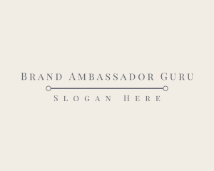 Luxury Brand Wordmark logo design