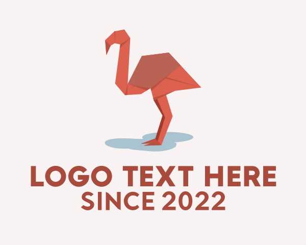 Flamingo logo example 4