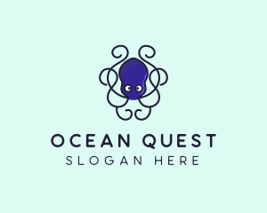 Marine Octopus Tentacles logo