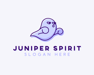 Creepy Spirit Ghost logo design