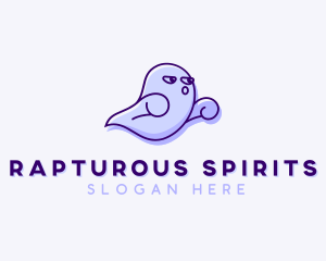 Creepy Spirit Ghost logo design