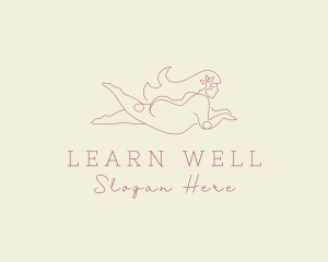 Sexy Wellness Woman  logo design