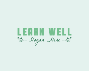 Nature Leaf Wellness logo design