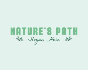 Nature Leaf Wellness logo design