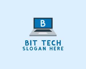 Tech Laptop Tech Repair logo design