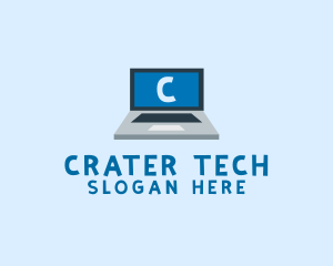 Tech Laptop Tech Repair logo design