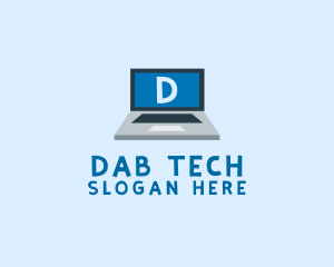 Tech Laptop Tech Repair logo design