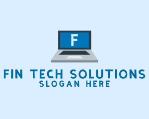 Tech Laptop Tech Repair logo design