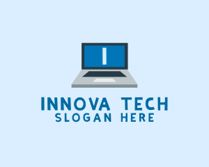 Tech Laptop Tech Repair logo design