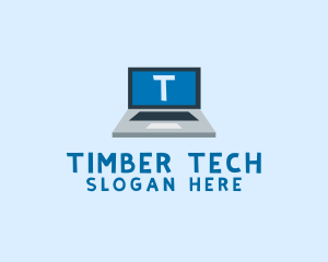 Tech Laptop Tech Repair logo design