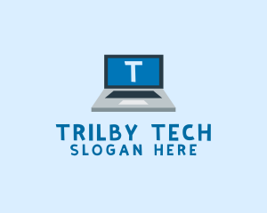 Tech Laptop Tech Repair logo design