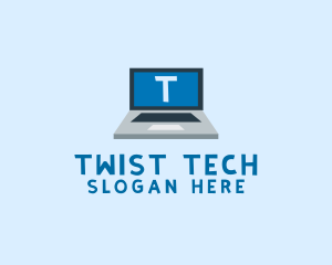 Tech Laptop Tech Repair logo design