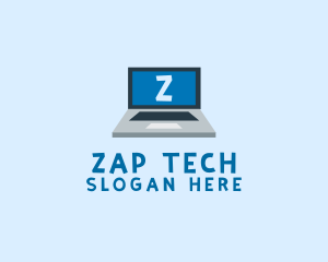 Tech Laptop Tech Repair logo design